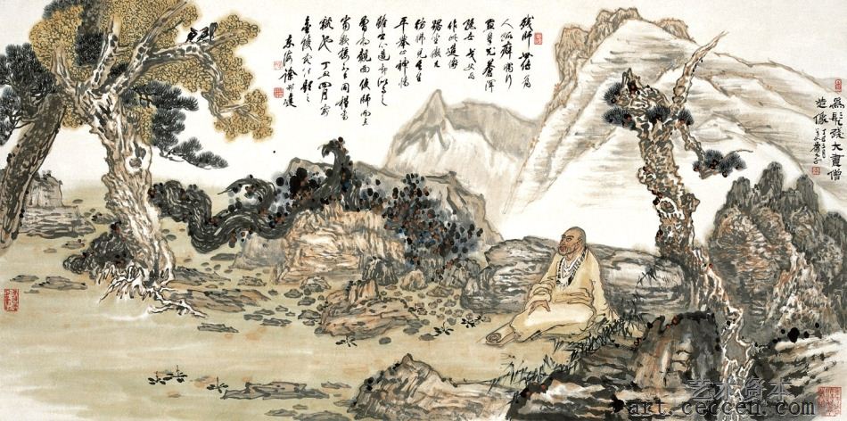 金字塔前驼运者（埃及）2010 60×50(1)